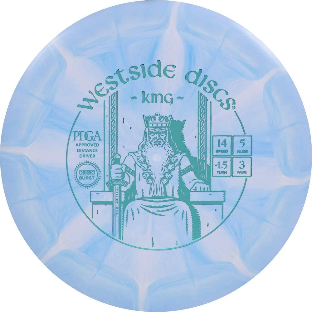 Westside Discs Origio Burst 5-Disc Golf Starter Set - Beginner Disc Golf Accessories for Men - 2X Drivers, 1X Fairway Driver, 1X Midrange & 1X Putter - Mini Marker Included - Colors Will Vary