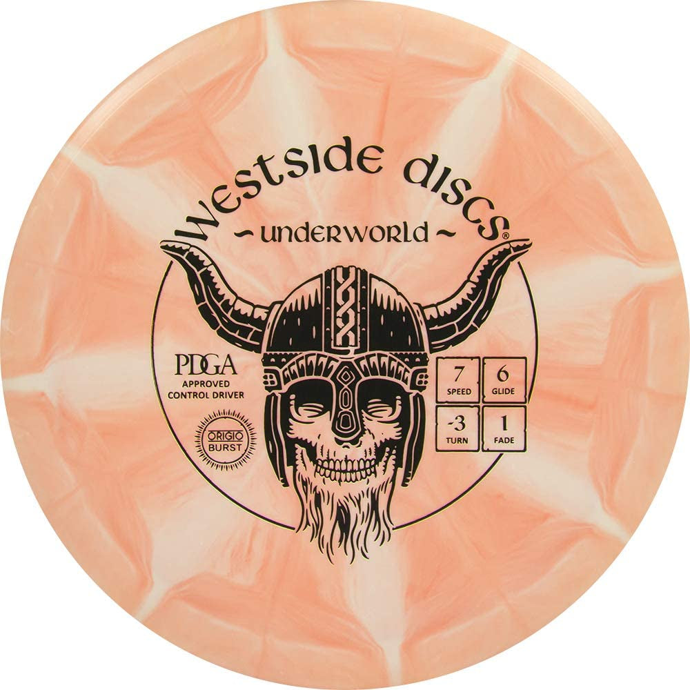 Westside Discs Origio Burst 5-Disc Golf Starter Set - Beginner Disc Golf Accessories for Men - 2X Drivers, 1X Fairway Driver, 1X Midrange & 1X Putter - Mini Marker Included - Colors Will Vary