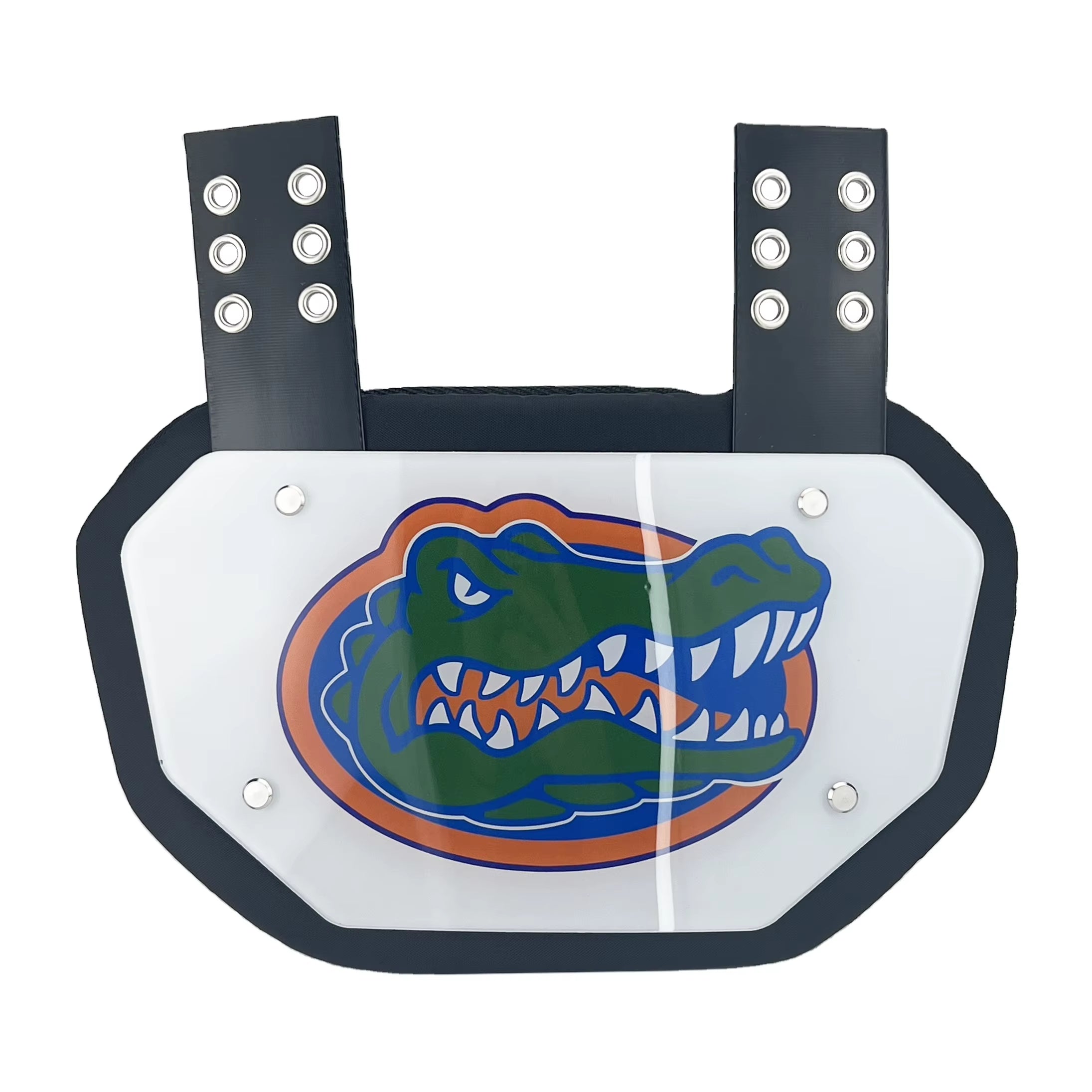 Custom Football Back Plate Rugby American Football Chrome Plating Shoulder Pads Rear Protector Lower Back Pads