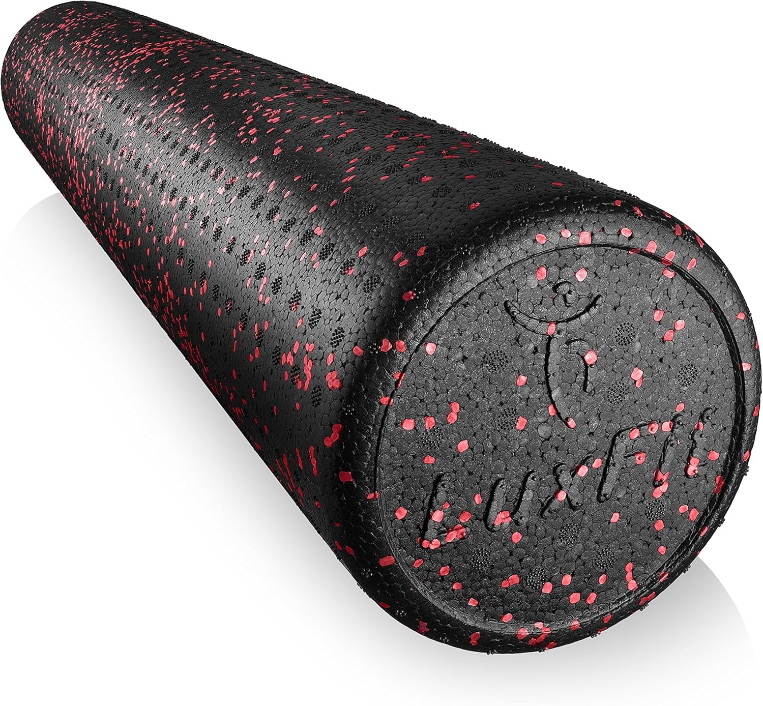 Foam Roller, Speckled Foam Rollers for Muscles '3 Year Warranty' High Density Foam Roller for Physical Therapy Exercise Deep Tissue Muscle Massage Myofacial Release Back Roller (Red, 18 Inch)