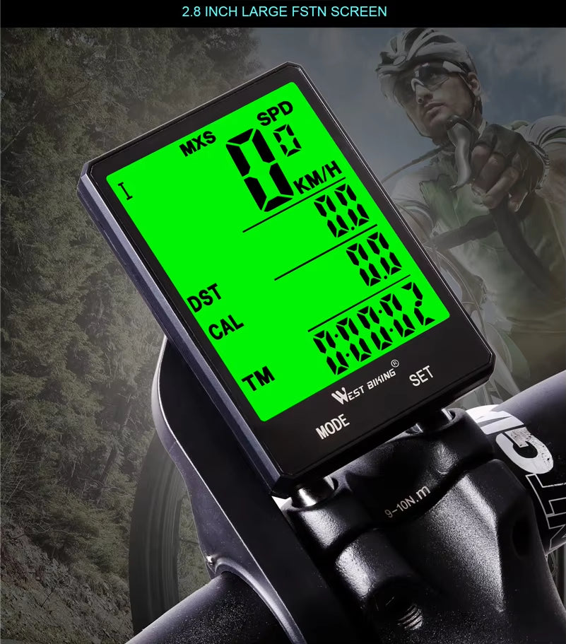 GPS Cycling Wireless Digital Computer Bicycle Waterproof Wireless Exercise Speed Meter Bike Cycling Bicycle Computer