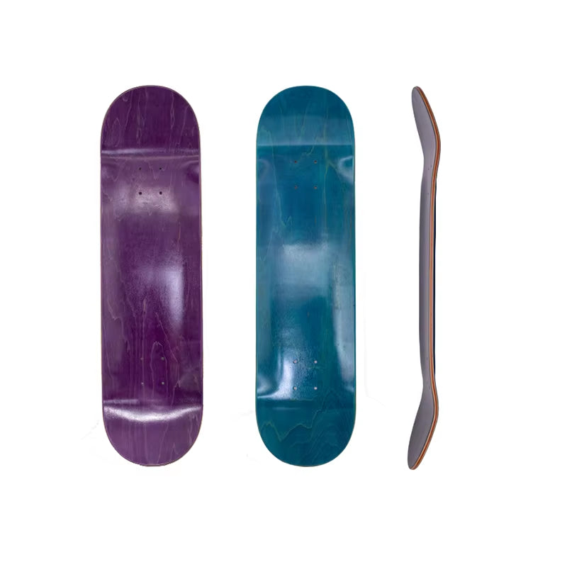 Size Custom Professional 8.25 Inch 7 Ply Canadian Maple Skateboard Blank Decks Skateboard Deck Pro