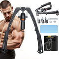 Twister Arm Trainer, 3 in 1 Hydraulic Power Chest Workout Equipment with Ab Roller Wheels and Hooks, Adjustable 22-440Lbs Arm Trainer for Men Women, Home Gym Equipment for Full Body Strength Training