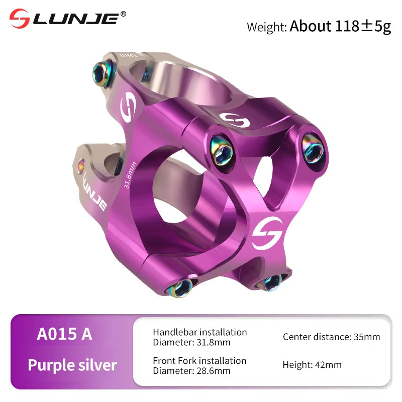 MTB Road Bike Stem CNC Mountain Bicycle Bridge 31 8 Short Road Bike Power High Strength Climbing Riser 45Mm Mtb Power