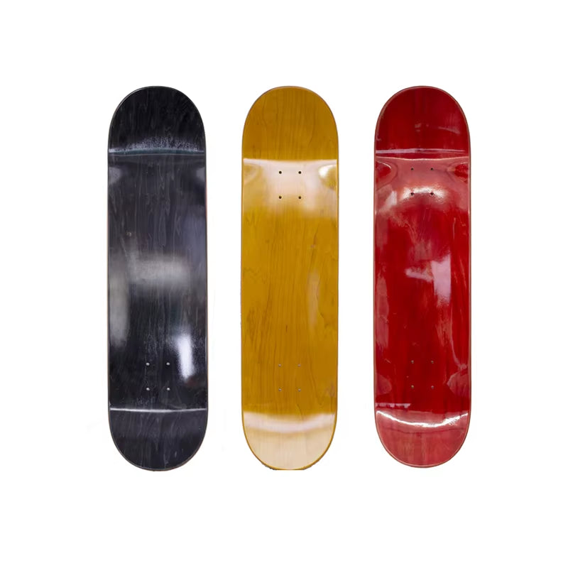 Size Custom Professional 8.25 Inch 7 Ply Canadian Maple Skateboard Blank Decks Skateboard Deck Pro