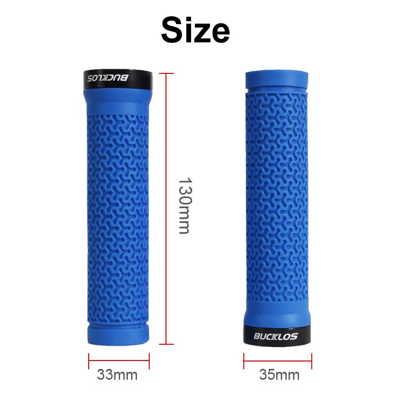 Bicycle Grips Integrated Rubber Anti-Slip Mtb Handlebar Cover Lock on Mountain Bike Handle Bar Cuffs BMX Cycling Parts