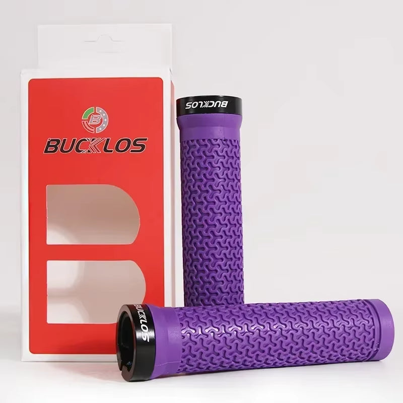 Bicycle Grips Integrated Rubber Anti-Slip Mtb Handlebar Cover Lock on Mountain Bike Handle Bar Cuffs BMX Cycling Parts