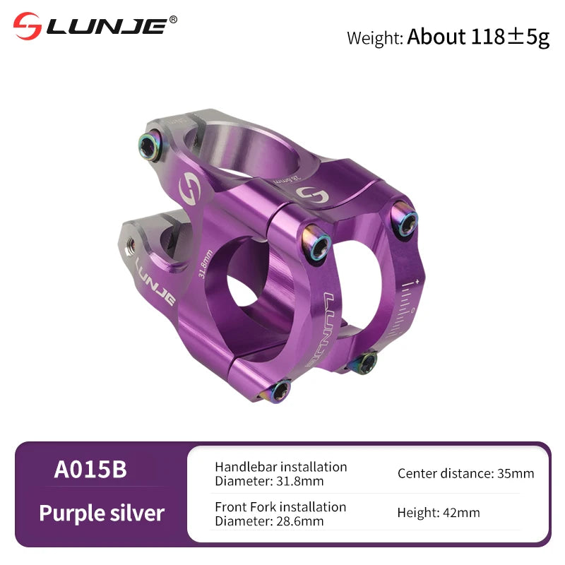 MTB Road Bike Stem CNC Mountain Bicycle Bridge 31 8 Short Road Bike Power High Strength Climbing Riser 45Mm Mtb Power